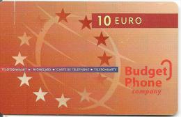 CARTE-PREPAYEE-NL-10€-BUDGET PHONE-TBE - [3] Handy-, Prepaid- U. Aufladkarten