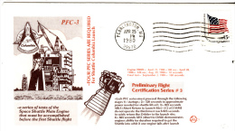 SPACE -   USA - 1980 - PFC 3  PRELIMINARY FIGHT  COVER WITH  PEARLINGTON   POSTMARK - Estados Unidos