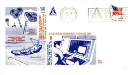 SPACE -   USA - 1980 - BERING SEAL  TV GUIDANCE  COVER  WITH KENNEDY SPACE CENTRE JUL 18  POSTMARK - Etats-Unis