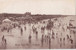 CPA Animée - WESTON SUPER MARE - The Beach - Weston-Super-Mare