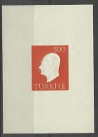 TURKEY - 1959 Kemel Ataturk Miniature Sheet. Scott 1472a. MNH ** - Ungebraucht