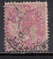 British East India Used 1856, Eight Annas, No Wartermark, Renouf  / JC Cooper 20d Travelling P.O. - 1854 East India Company Administration