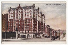 COLUMBIA UNIVERSITY NEW YORK CITY ~ WHITTIER HALL DORMITORIES ~ C1920s Vintage Postcard - NYC NY - Enseñanza, Escuelas Y Universidades