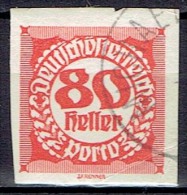 AUSTRIA # STAMPS FROM YEAR 1920 STANLEY GIBBON D392A - Portomarken