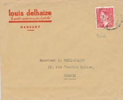 918/22 -  Lettre TP De Bast PERFORE L.D. RANSART 1953 - Entete Louis Delhaize - Non Classificati