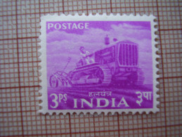 INDIA 1955 FIVE YEAR PLAN  Issue ELEVEN Values  To 14 Annas In  SINGLES MINT With Hinge Remnants. - Unused Stamps