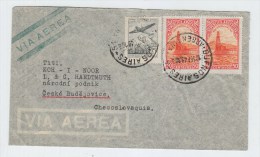 Argentina/Czechoslovakia AIRMAIL COVER 1949 - Cartas & Documentos