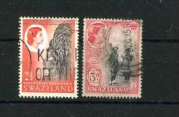 - GRANDE BRETAGNE COLONIES . TIMBRES DE SWAZILAND 1956/61 . OBLITERES . - Swasiland (...-1967)