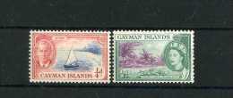 - ILES CAYMAN . TIMBRES DE 1950/59 . NEUFS . - Cayman (Isole)