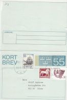 AMOUNT 55 ORE CLOSED PC STATIONERY, ENTIER POSTAUX, SHIP, HORN, STAMPS, 1976, SWEDEN - Ganzsachen