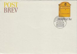 BUSS, SPECIAL POSTMARK ON COVER STATIONERY, ENTIER POSTAUX, 1976, SWEDEN - Bus