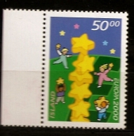 Islande Island 2000 N° 890 ** Europa, Colonne, Enfants, Etoiles, Pièce De Monnaie, Euro, Jeux, Emission Conjointe - Unused Stamps