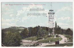 USA, CHATTANOOGA TN ~ BRAGGS HEADQUARTERS MISSIONARY RIDGE TOWER ~ 1900s Vintage Antique Tennessee Postcard - Chattanooga