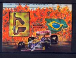 BRAZIL 1988,  Formula 1 - Postzegelboekjes