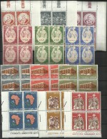 VATICANO VATIKAN VATICAN 1969 COMPLETE YEAR BLOCK OF 4 ANNATA COMPLETA IN QUARTINA MNH - Annate Complete