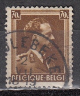 Belgio, 1936/51 - 70c King Leopold III - Nr.283 Usato° - 1934-1935 Leopold III.