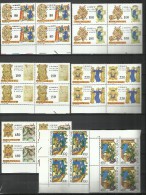 VATICANO VATIKAN VATICAN 1980 COMPLETE YEAR BLOCK OF 4 ANNATA COMPLETA IN QUARTINA MNH - Années Complètes