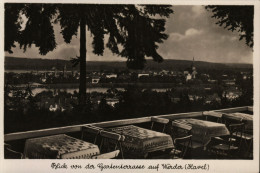 Werder. Hotel Und Gaststätte Bismarckhöhe. Blick Von Der Gartenterrasse Auf Werder - Werder