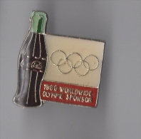 Pin's  Coca Cola 1988 / Worldwide Olympic Sponsor - Coca-Cola