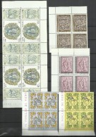 VATICANO VATIKAN VATICAN 1982 COMPLETE YEAR BLOCK OF 4 ANNATA COMPLETA IN QUARTINA MNH - Full Years