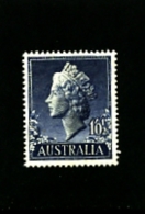 AUSTRALIA - 1955  10 1/2 D. QUEEN ELISABETH  MINT NH - Mint Stamps