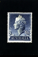 AUSTRALIA - 1955  10 1/2 D. QUEEN ELISABETH  MINT - Mint Stamps