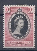 140016278  NEW  HEBRIDES  YVERT  Nº  166  */MH - Unused Stamps