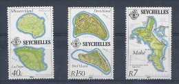 140016283  SEYCHELLES YVERT  Nº  408/409/501  **/MNH - Seychellen (...-1976)