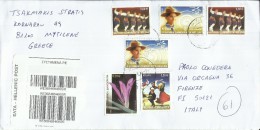 GREECE - GRECIA -  HELLAS 2014 REGISTERED LETTER LETTERA RACCOMANDATA SEE THE SCAN - Covers & Documents