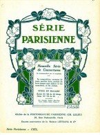 RARE PLACARD  - SERIE PARISIENNE DE COUVERTURES  CH LELEU  ATELIER R PICHON   -   EDITEE EN 1911 - Sonstige & Ohne Zuordnung