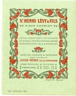 RARE PLACARD  -  Vve HENRI LEVY & FILS  PARIS   ILLUSTRATION DE A GUYON   -   EDITEE EN 1911 - Otros & Sin Clasificación