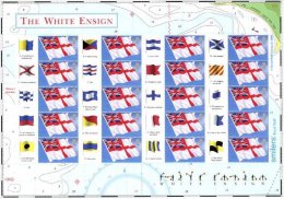 GROSSBRITANNIEN GRANDE BRETAGNE GB 2005 GENERIC SMILER THE WHITE ENSIGN SG LS25, SC-GS-027, MI MF25, YV F2280A - Blocks & Miniature Sheets