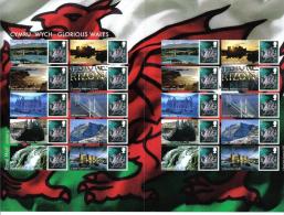 GROSBRITANNIEN GRANDE BRETAGNE GB 2007 GENERIC SMILER GLORIOUS WALES SG LS37 SC-GS-039 MI MF37 YV F2865 - Hojas Bloque