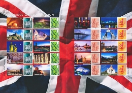 GB 2008 GENERIC SMILER GLORIOUS UNITED KINGDOM SG LS49, SC-GS-051, MI MF49, YV F2865 - Blocks & Kleinbögen