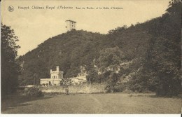 Houyet -- Château Royal D´ Ardenne - Tour  Du  Rocher Et Halte D' Ardenne.   (2 Scans) - Houyet