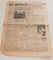 Les Nouvelles Du Matin Du 2 Mars 1945(Charlot) - Frans