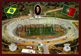 MOÇAMBIQUE - CLUBE FERROVIARIO - ESTADIO SALAZAR - 1968 LARGE SIZE PC - Mosambik