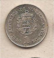 Venezuela - Moneta Circolata Da 1 Bolivar - 1990 - Venezuela