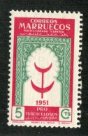 A-69  Sp.Morocco 1951  Scott #301*  Offers Welcome! - Marocco Spagnolo