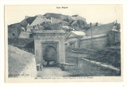 Cp, 05, Briançon, Porte Pignerol Et Fort Du Château - Briancon