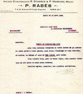 DOCUMENT COMMERCIAL  PIERRE RABES  Cartes Postales Chromos Glaces De Poche Crayons Calendriers     Paris/Lézignan 1929 F - Printing & Stationeries