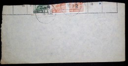 CHINA 1952.9.18 JIANGXI NANCHANG DOCUMENT WITH  STAMPS 31600YUAN (REGULAR ISSUE WITH DESIGN OF TIAN AN MEN 5th PRINT ) - Brieven En Documenten