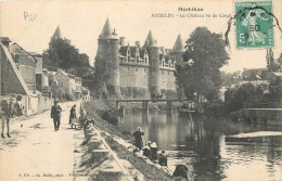 56 JOSSELIN - Le Château Vu Du Canal - Josselin