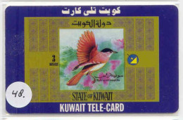 KUWAIT (48)  OISEAU - BIRD - Pájaro - Vogel -  Phonecard - Kuwait