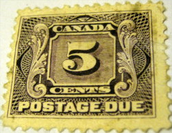 Canada 1906 Postage Due 5c - Used - Port Dû (Taxe)