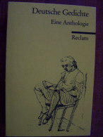 DEUTSCHE GEDICHTE EINE ANTHOLOGIE RECLAM EN ALLEMAND Taschenbuch 1988 - International Authors