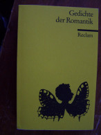 GEDICHTE DER ROMANTIK  RECLAM EN ALLEMAND Taschenbuch 1989 - Auteurs Int.