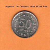 ARGENTINA   50  CENTAVOS  1956  (KM # 49) - Argentinië