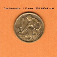 CZECHOSLOVAKIA   1  KORUNA  1976  (KM # 50) - Czechoslovakia