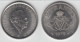 **** MONACO - 2 FRANCS 1979 RAINIER III  **** EN ACHAT IMMEDIAT !!! - 1960-2001 New Francs